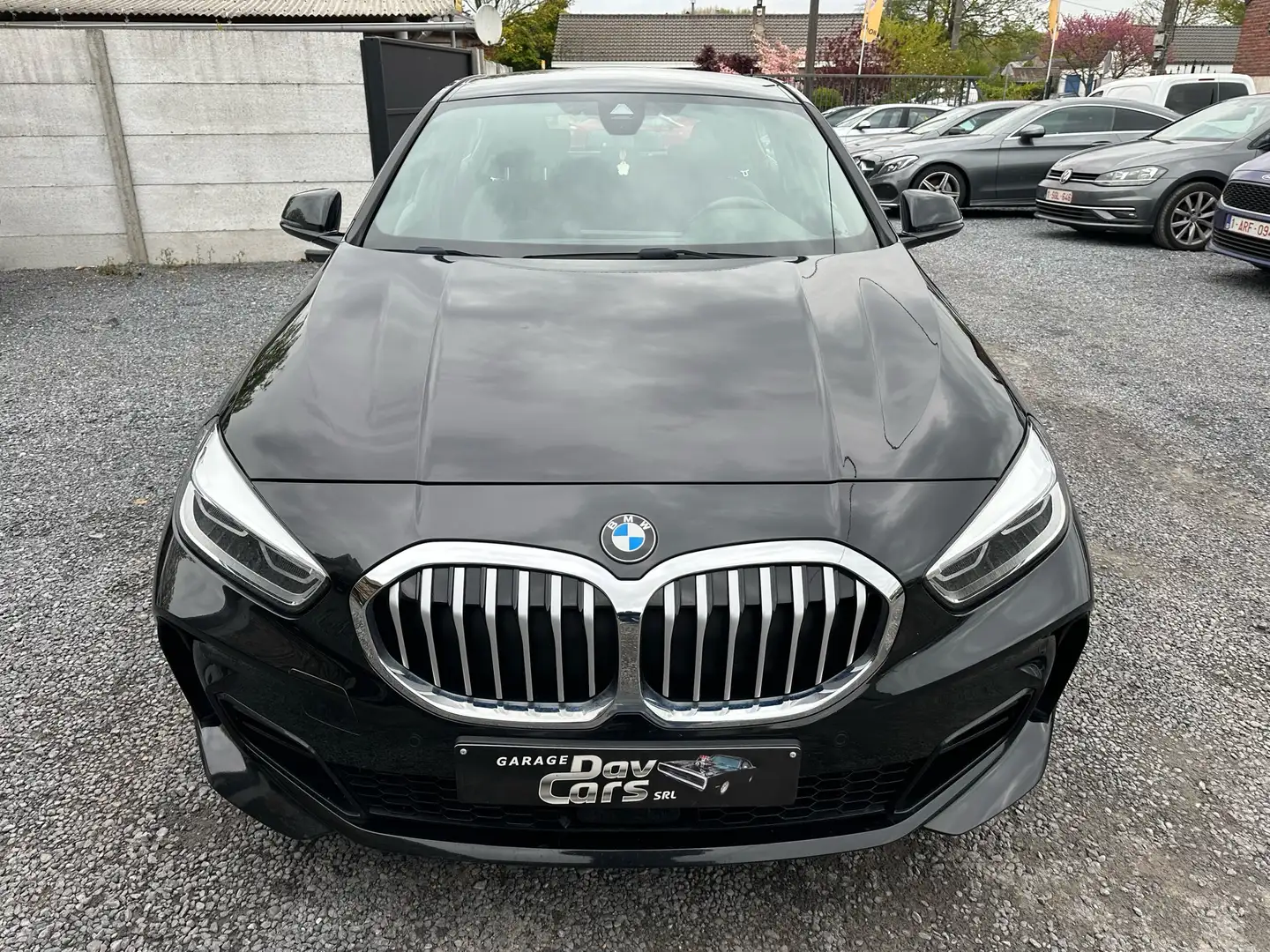 BMW 118 118i Pack M 1er prop/cuir/pret à immatriculer Zwart - 2