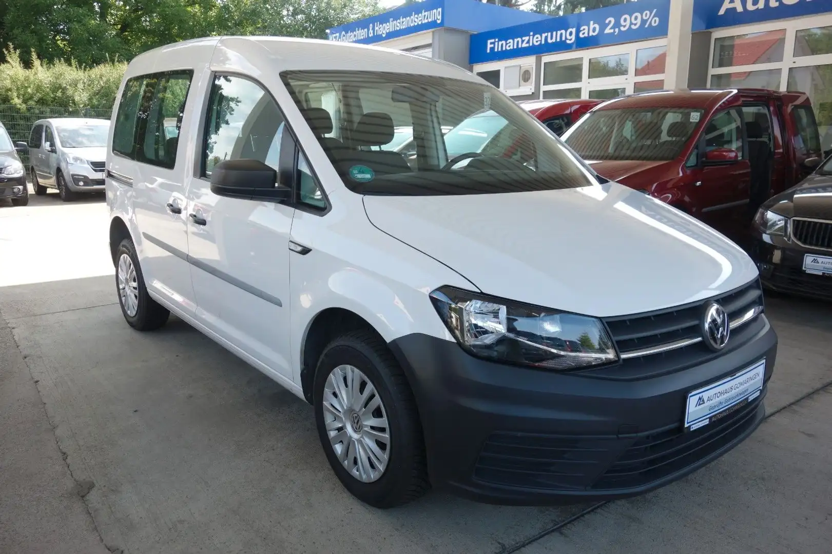 Volkswagen Caddy PKW*2x Schiebetür*Klima*Tempomat* Weiß - 2