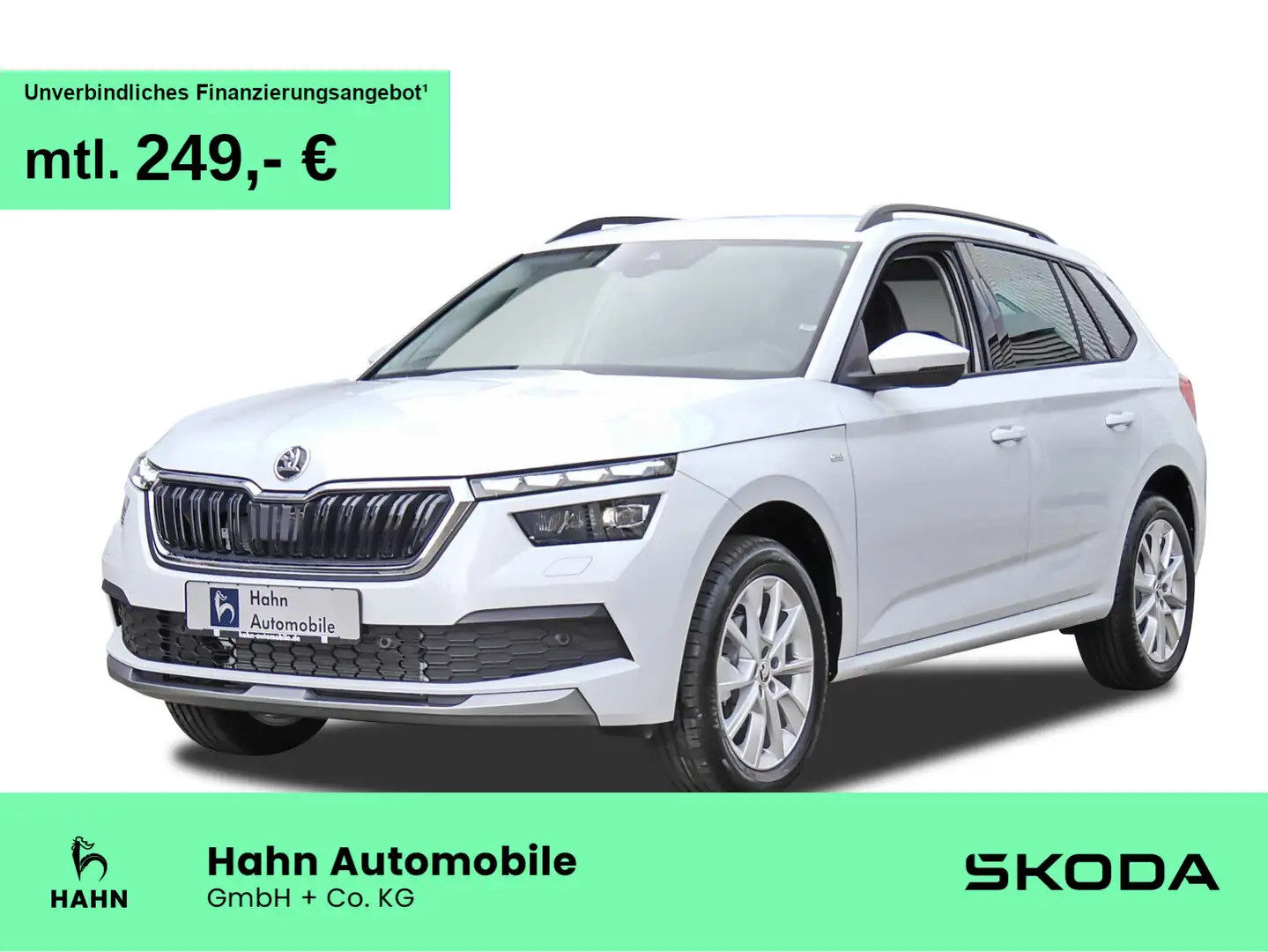 Skoda Kamiq Tour 1.5 TSI ACC Navi 26% PREISVORTEIL Weiß - 1