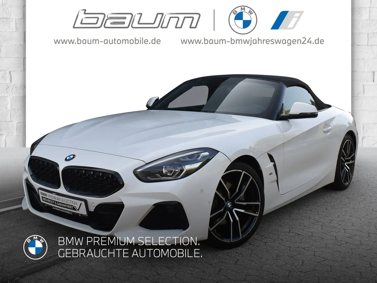 BMW Z4 sDrive30i M Sport HiFi DAB WLAN Tempomat Shz Weiß - 1