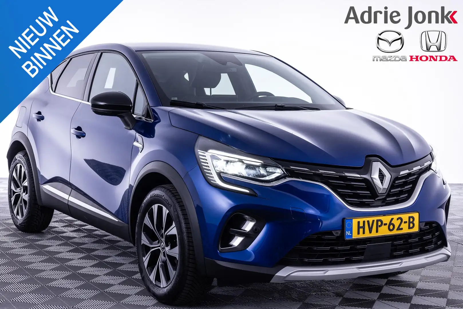 Renault Captur 1.0 TCe 90 Techno | APPLE CARPLAY | GROOT NAVIGATI Blauw - 1