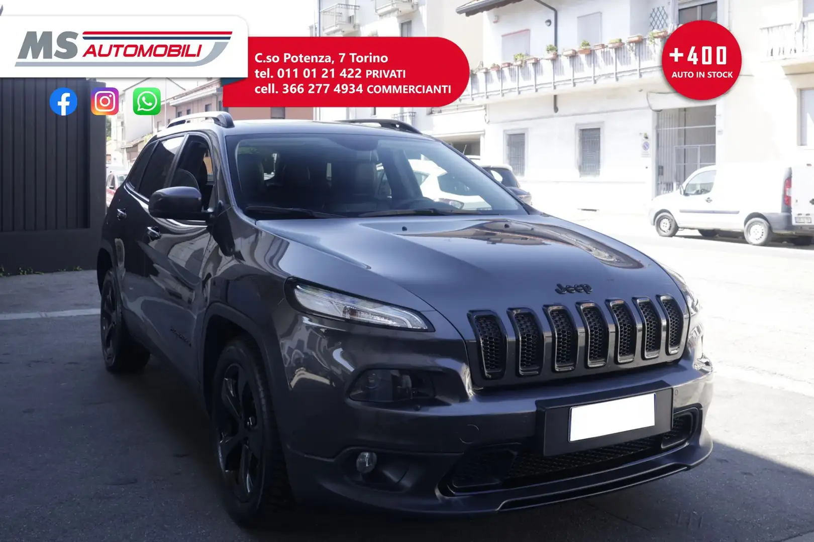 Jeep Cherokee Jeep Cherokee 2.2 Mjt II 4WD Active Drive I Overl Gris - 1