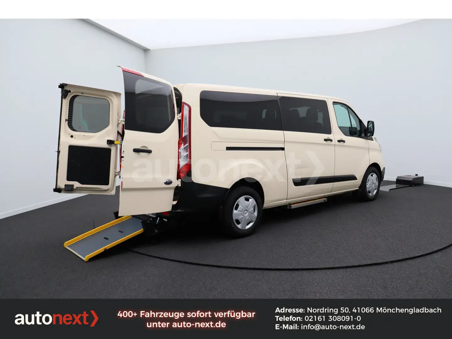 Ford Transit Custom L2 TAXI *Rollstuhl-Rampe* 2x Klima (1929) Gelb - 1