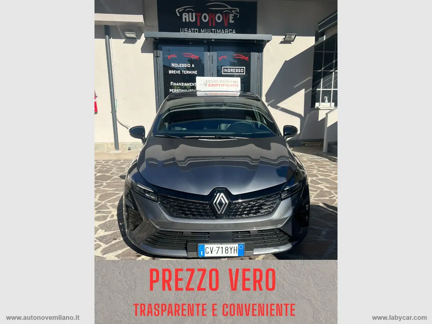 Renault Clio TCe 90 CV Techno PREZZO REALE- WWW.AUTONOVEMILANO. Grigio - 1