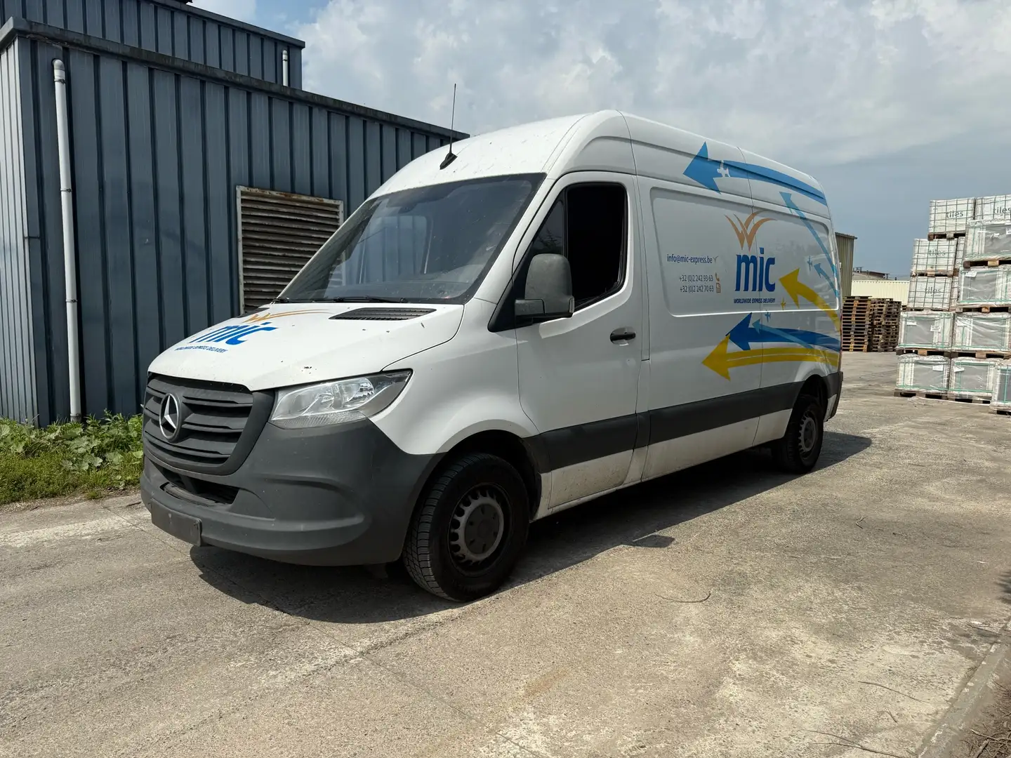 Mercedes-Benz Sprinter 314cdi L2H2 euro6b airco drive perfect Wit - 2