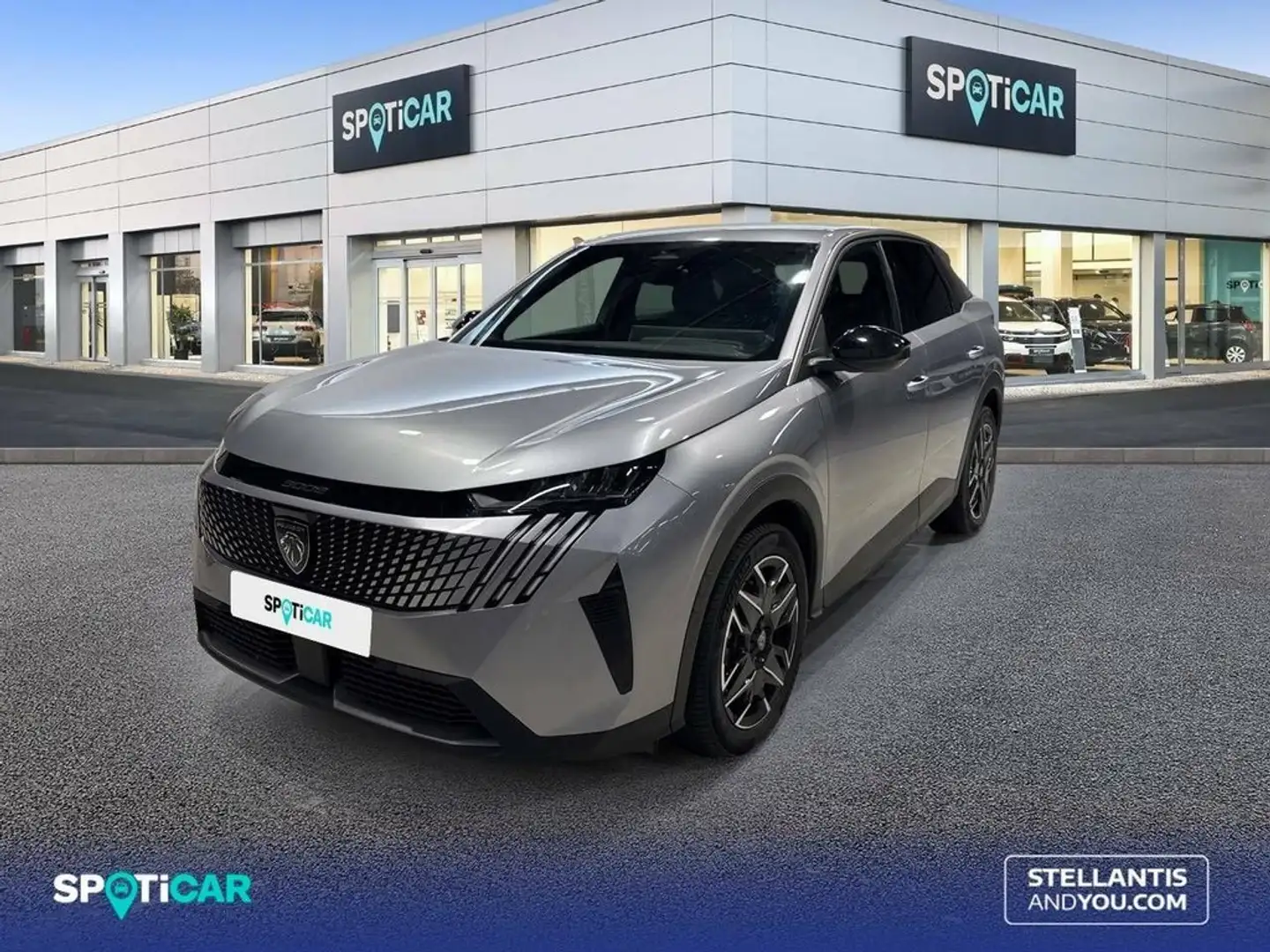 Peugeot 3008 1.2 100KW eDCS6 Allure Gris - 1