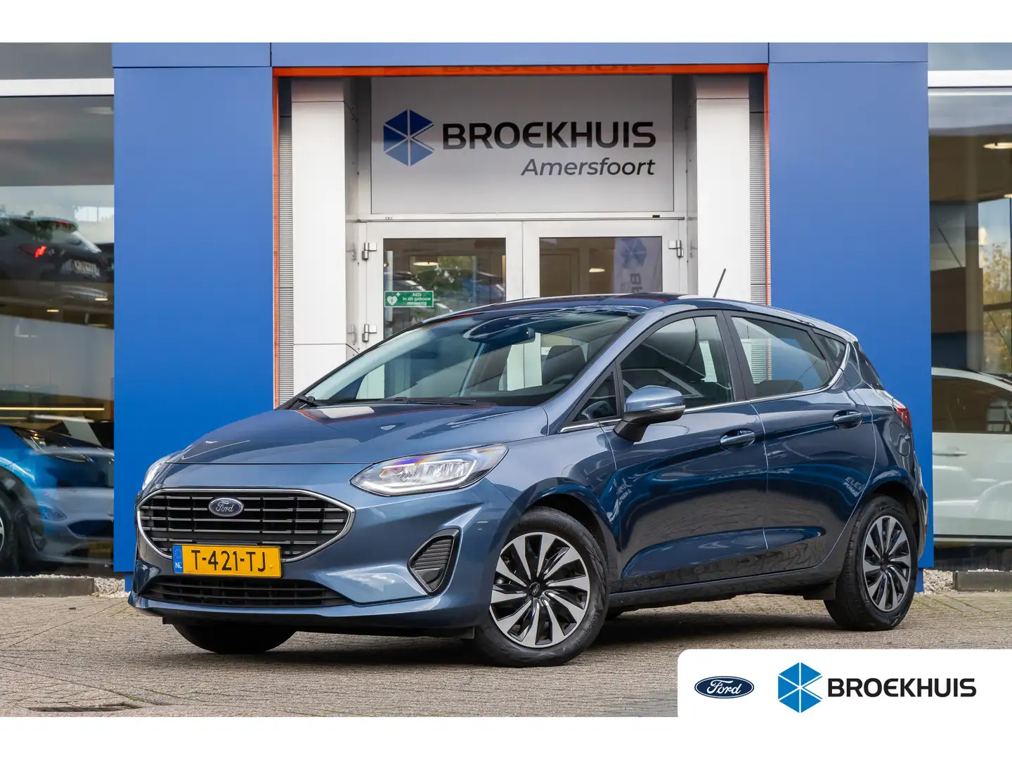 Ford Fiesta 1.0 EcoBoost Hybrid Titanium | Stoel/stuur/voorrui Bleu - 1