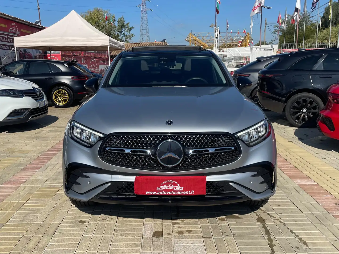 Mercedes-Benz GLC 220 d Coupe AMG line 4Matic Argent - 2