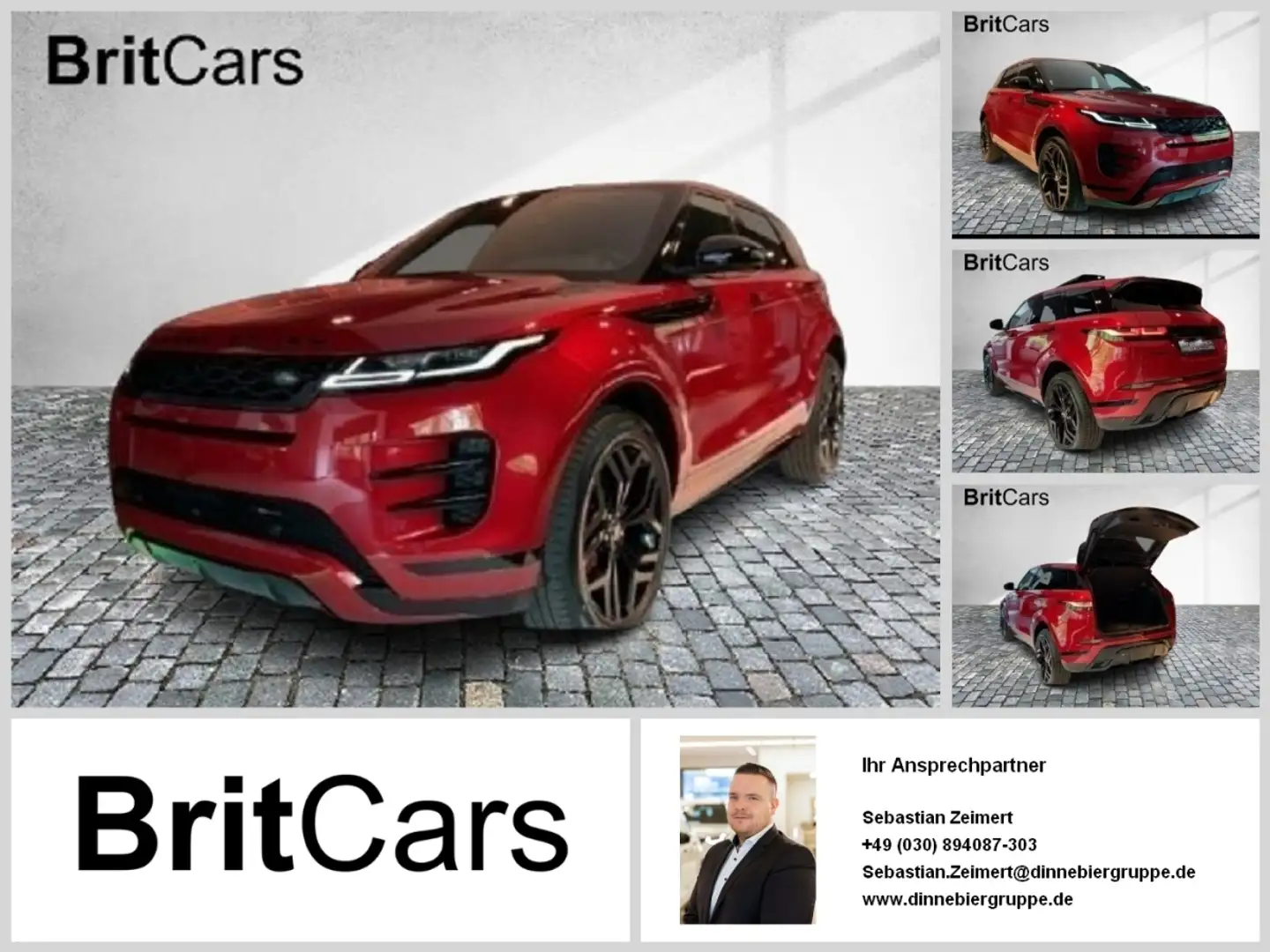 Land Rover Range Rover Evoque D200 R-Dynamic SE Pano SpurH Rood - 1