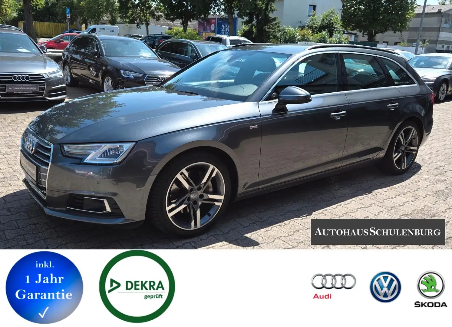 Audi A4 quattro 3x S-line Digitaltacho Abstandstempo. Grau - 1