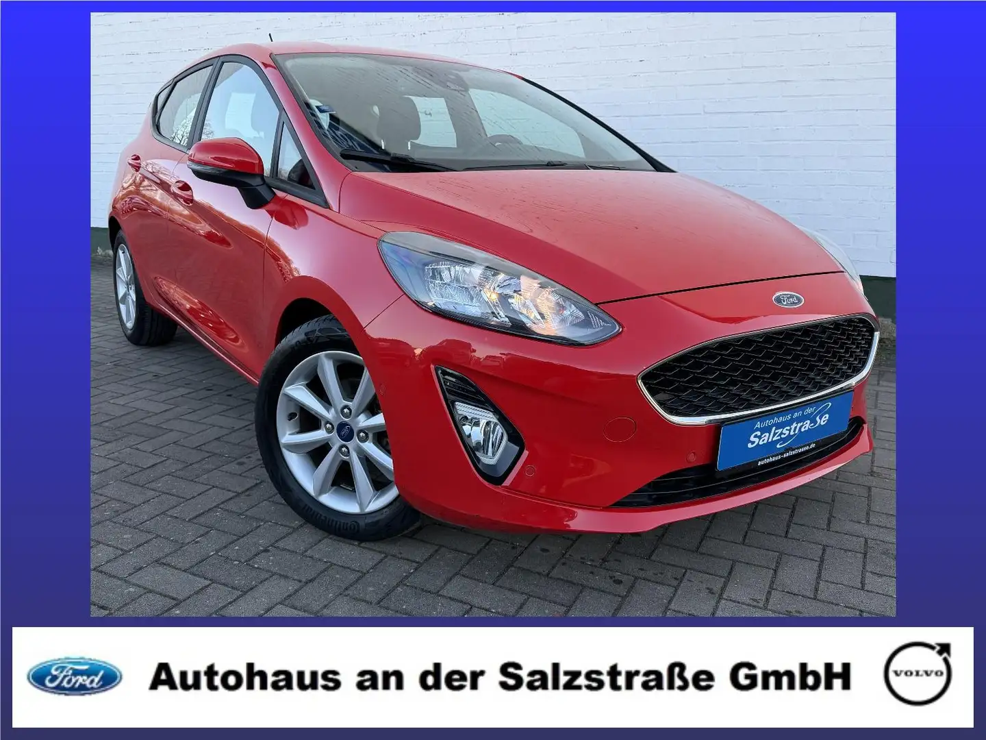 Ford Fiesta 5-Türer Autom*LED*WiPa*Navi*ALU*wenig KM* Rouge - 1
