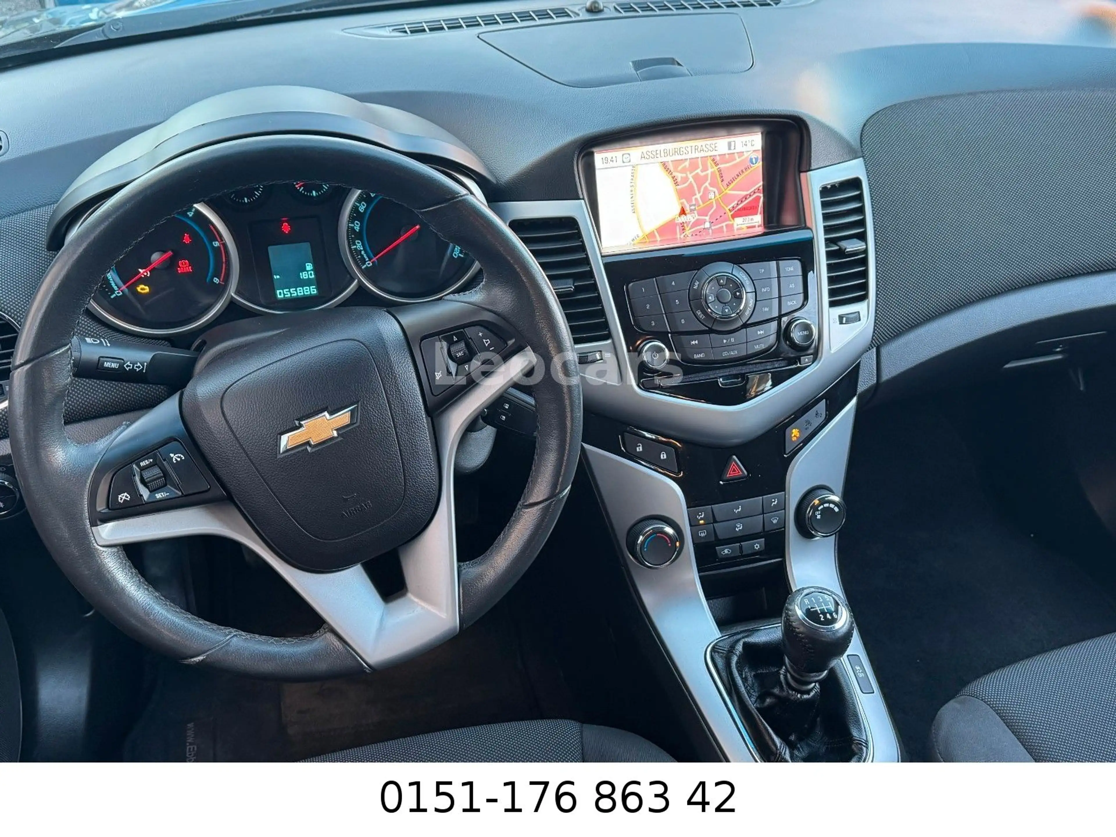 Chevrolet Cruze 2.0 L, nur 85 tkm/PDC/Tempomat — photo 6