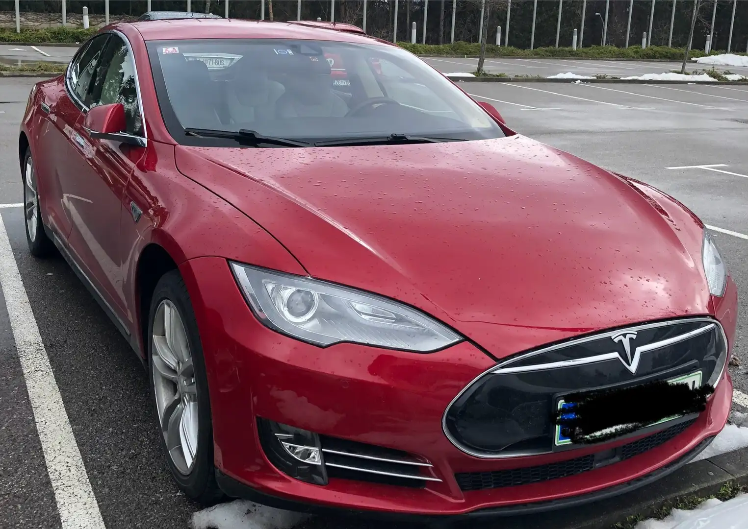 Tesla Model S 85 kWh *Autopilot*CCS* FSC Rouge - 2