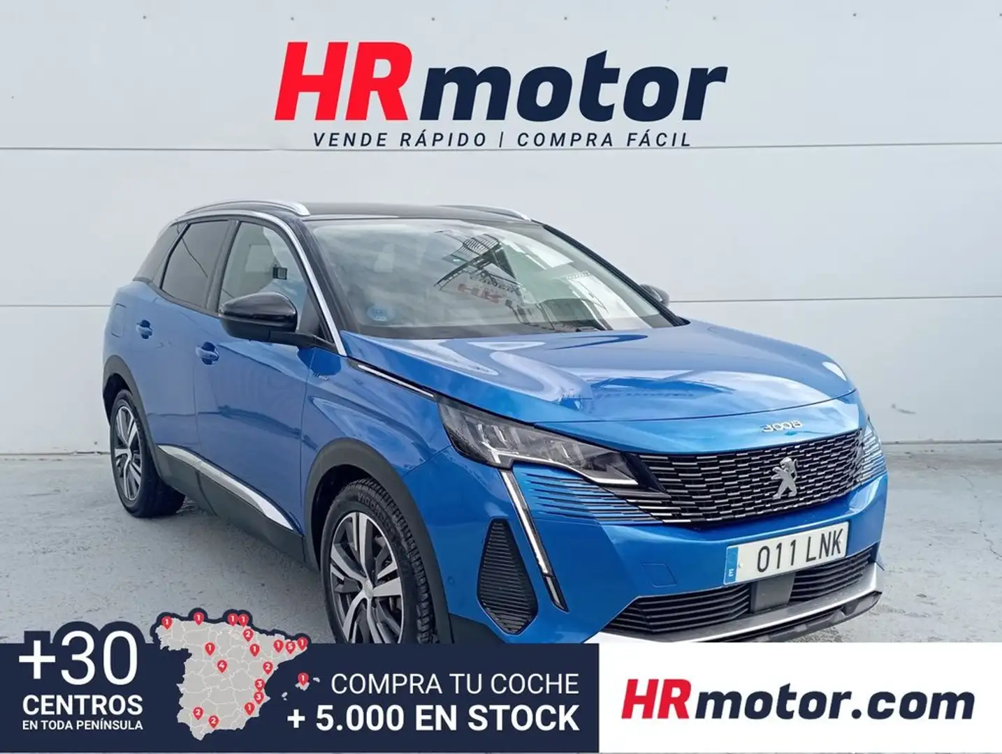 Peugeot 3008 Hybrid Hybrid Allure Pack Bleu - 1
