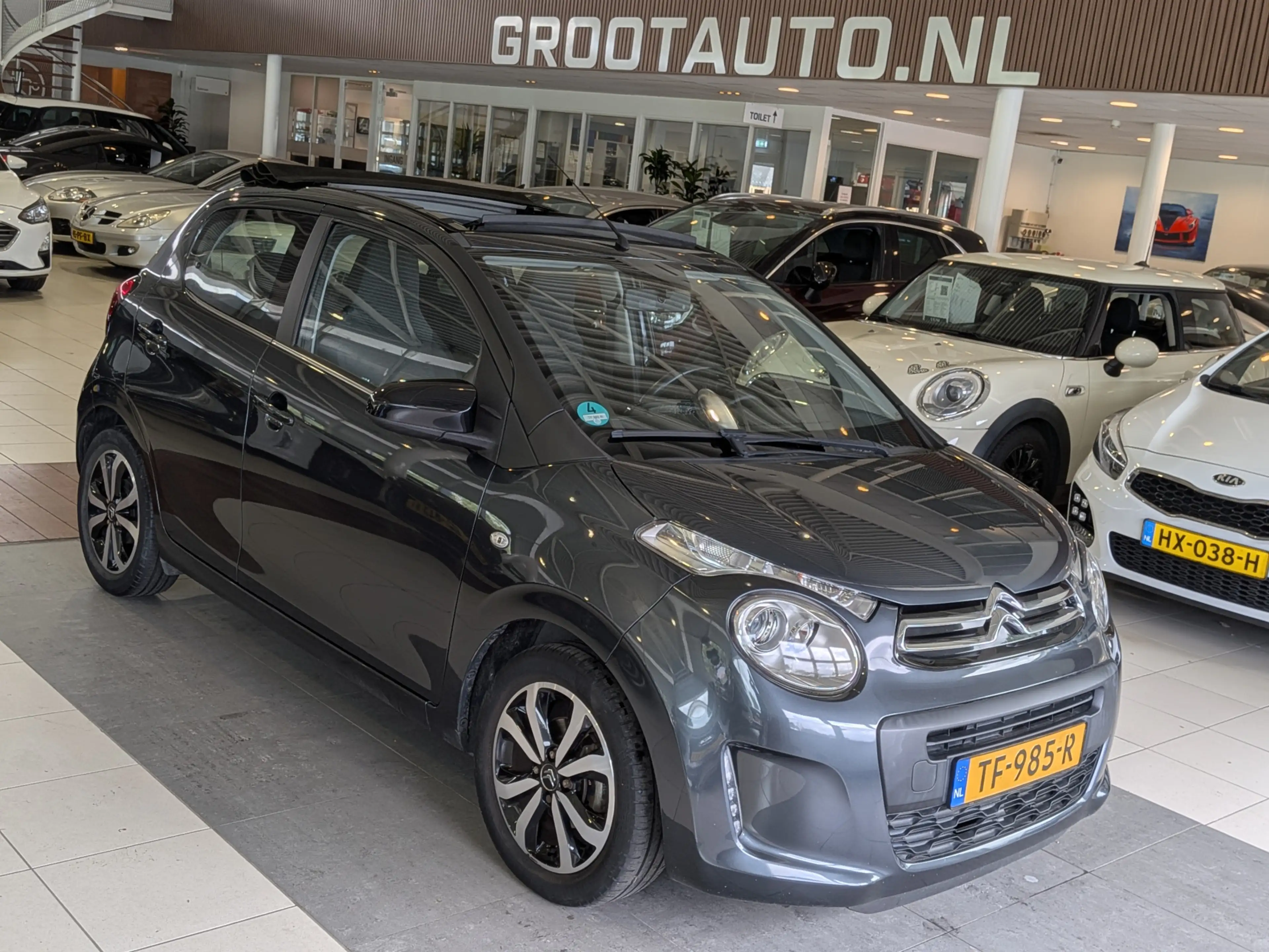 Citroen C1 1.2 PureTech Airscape Shine Cabriolet, Airco, Stuu