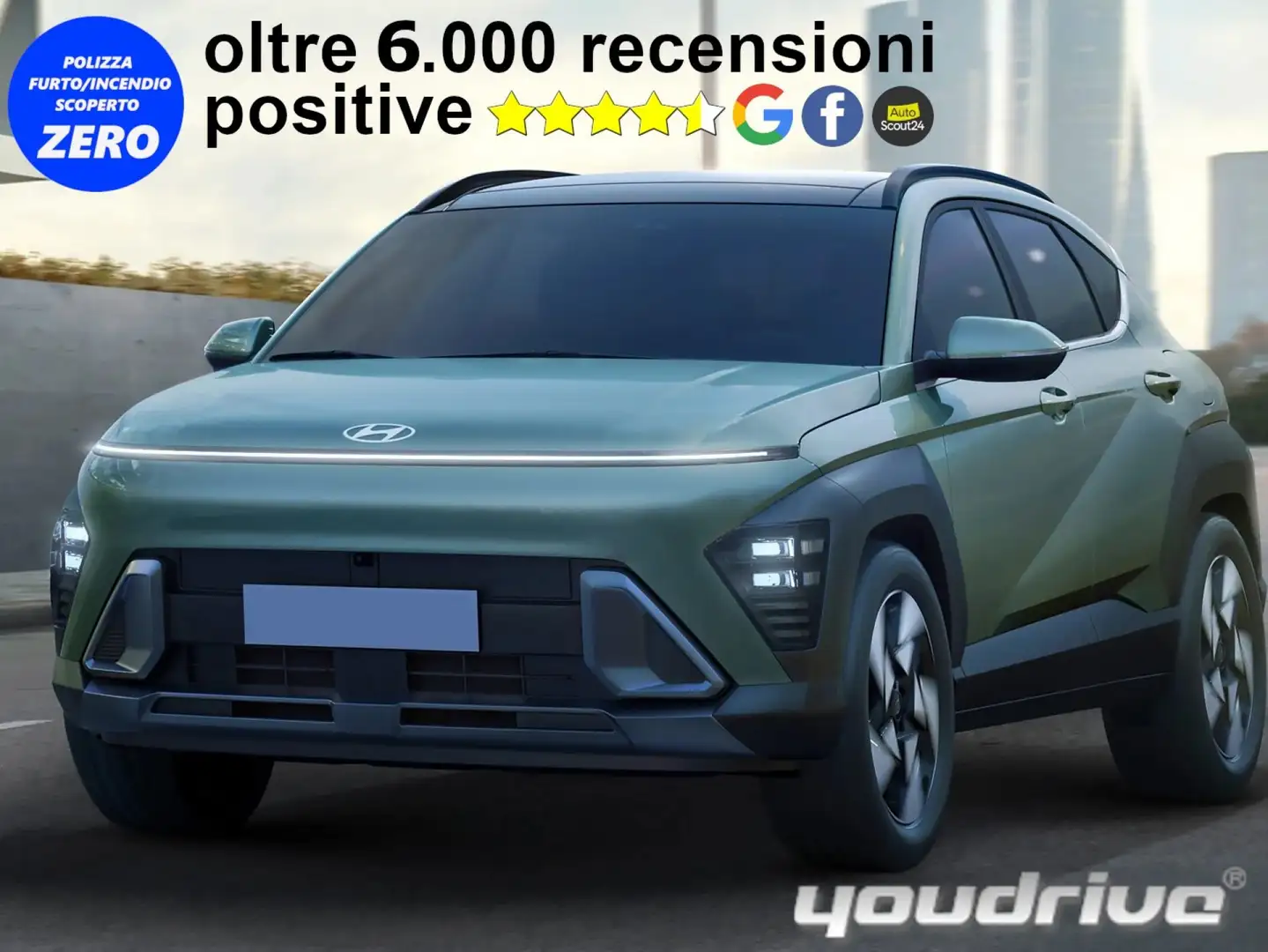 Hyundai KONA EV 48.4 KWh XLine Green - 1