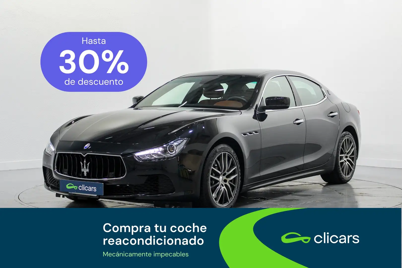 Maserati Ghibli Diesel Aut. 275 Negro - 1