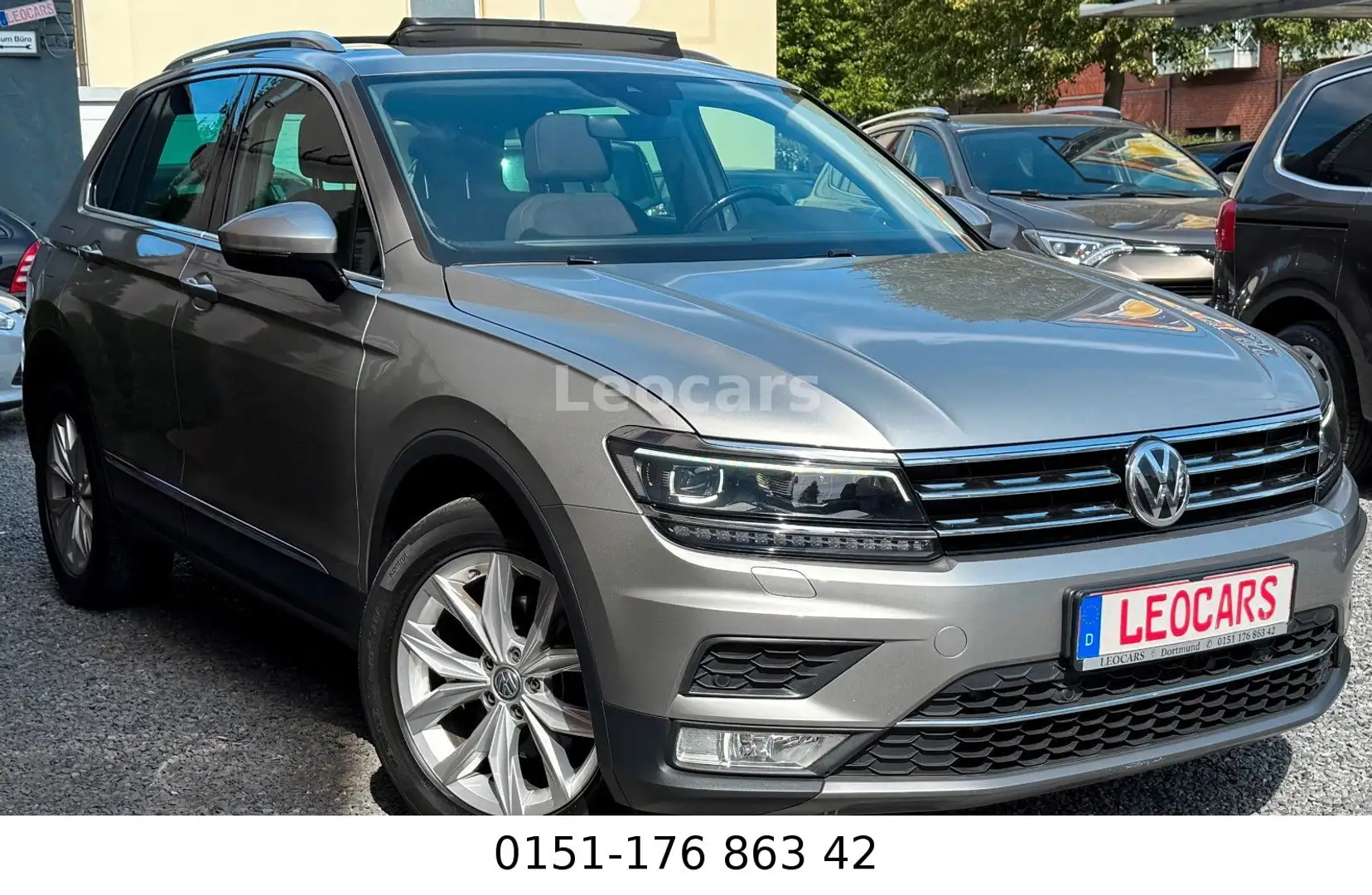 Volkswagen Tiguan Highline 2.0 TDI/1.Hand/Panorama/Garantie Gris - 2