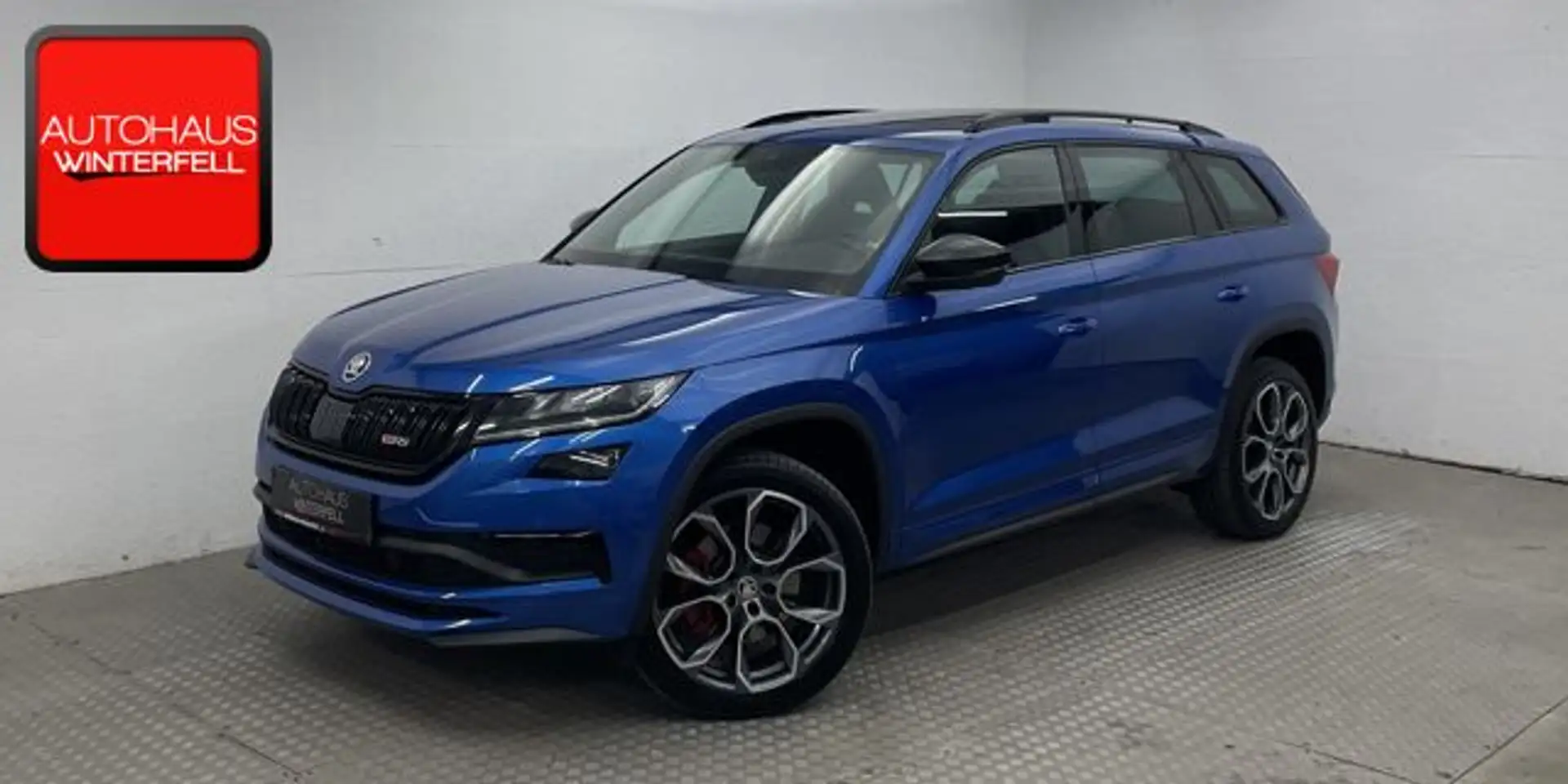 Skoda Kodiaq RS 4x4 CARBON PANO+AHK+STANDHZG+ACC+MEMO+ Blau - 1