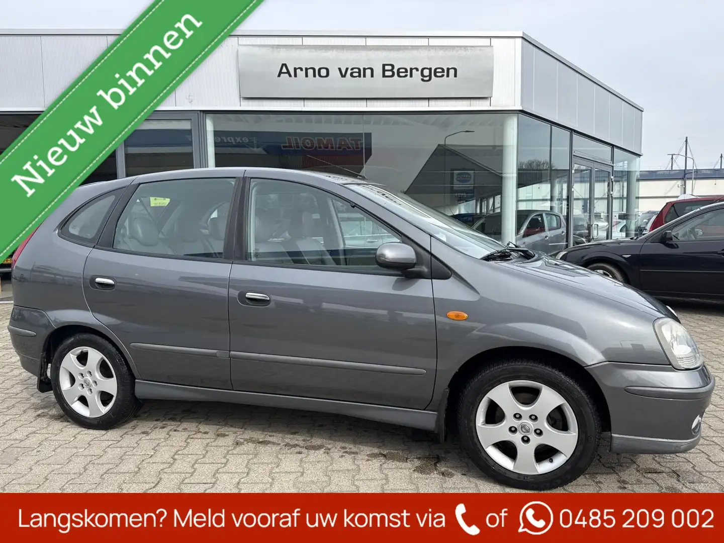 Nissan Almera Tino 1.8 Tekna, leder/alcantara, climatronic, cruisecon Grau - 1