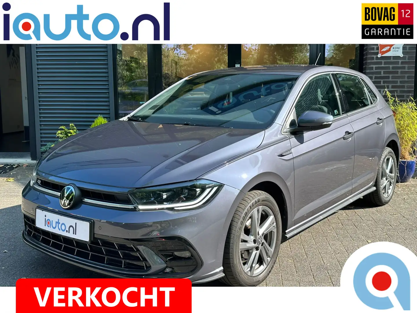 Volkswagen Polo 1.0 TSI DSG R-Line IQ.Light/Camera/Navi/App-Connec Grigio - 1