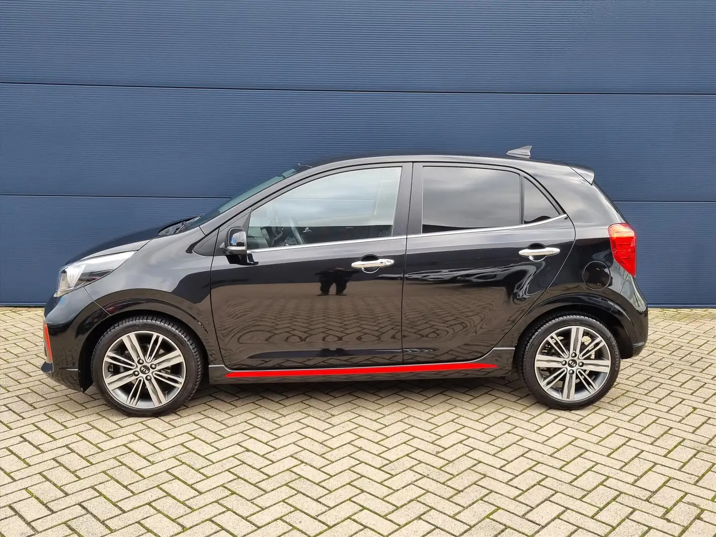 Kia Picanto 1.0 T-GDi 100pk 5-zits GT-Line | Stoel-/Stuurverwa Zwart - 2