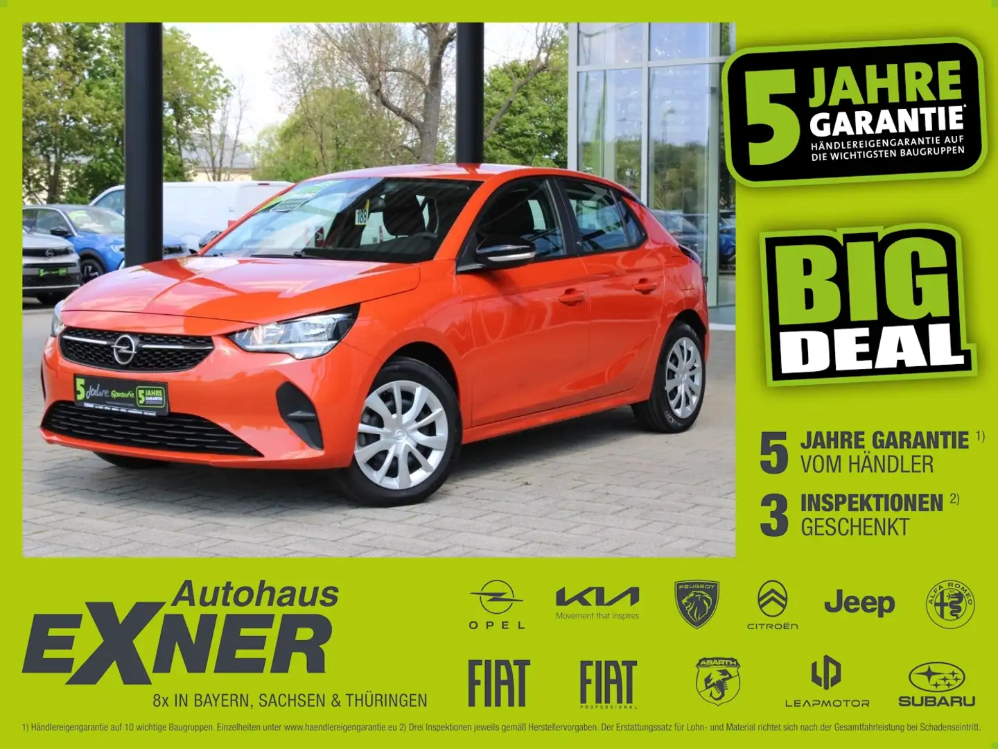 Opel Corsa F e EDITION - 50 KW/h Spurhalteassistent Naranja - 1