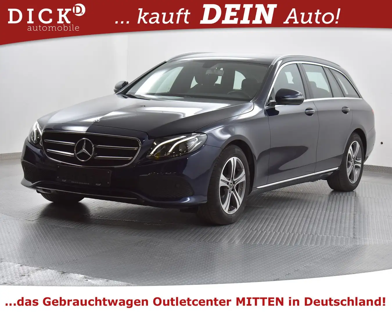Mercedes-Benz E 200 d T 9G Avantg. NAVI+LED+SHZ+KAMER+DAB+LEDER Blau - 2