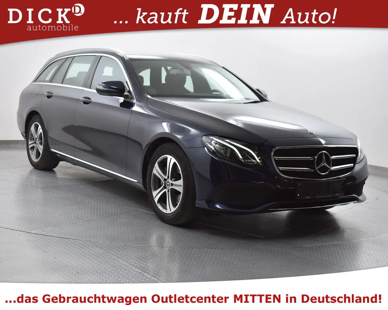 Mercedes-Benz E 200 d T 9G Avantg. NAVI+LED+SHZ+KAMER+DAB+LEDER Blau - 1