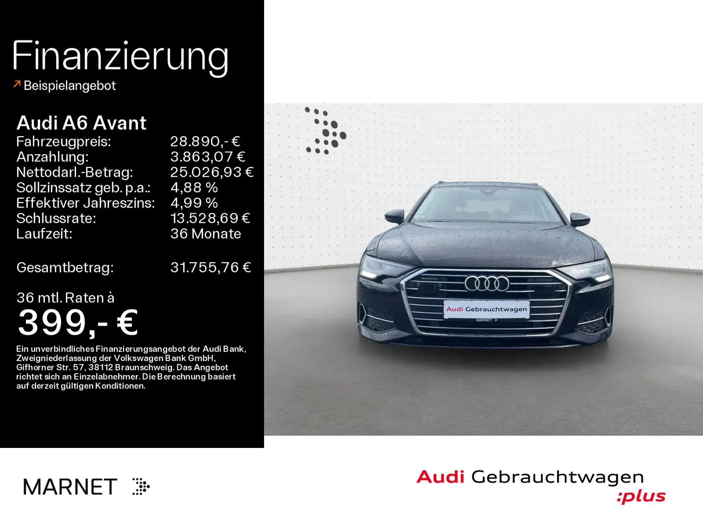 Audi A6 50 TFSI e quattro Sport*Navi*LED*Alu*B& Schwarz - 1