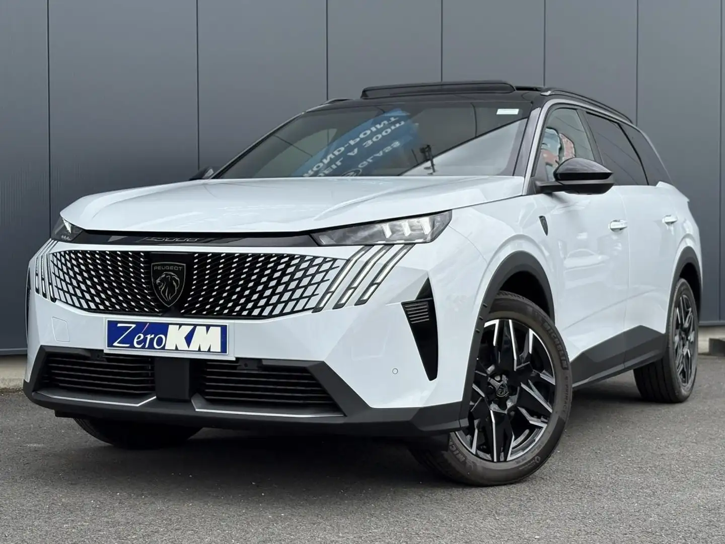 Peugeot 5008 Hybrid 145 e-DSC6 GT 7 places, avec Toit ouvrant e Blanc - 2