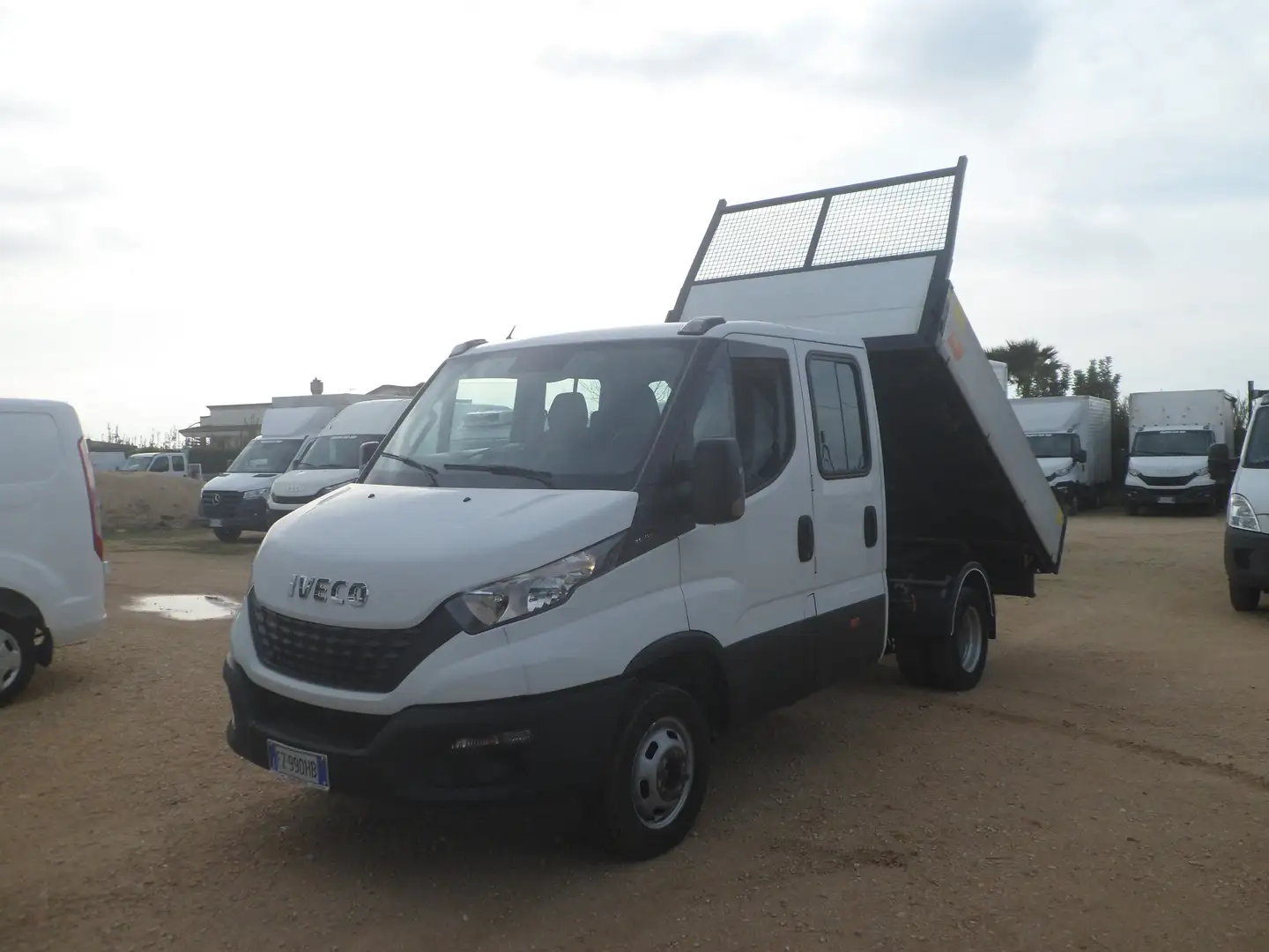 Iveco Daily 35c15 doppia cabina ribaltabile Blanc - 1