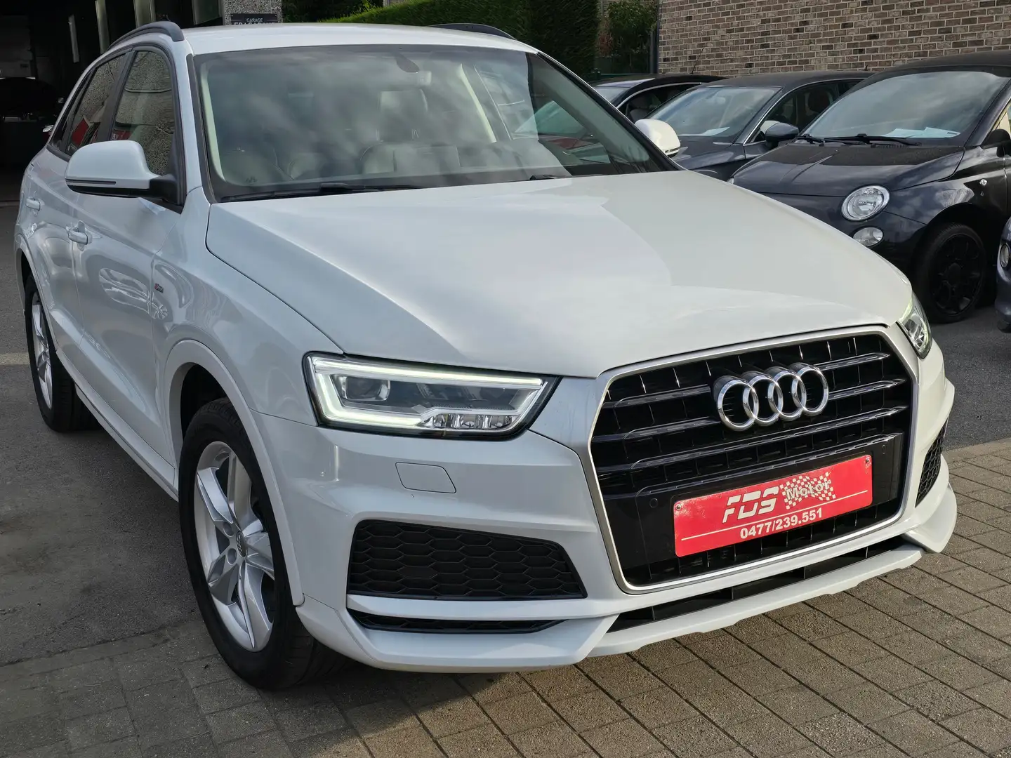Audi Q3 Q3 1.4 TFSI S-line 1ER PROPRIETAIRE 65.710 KM CUIR Blanc - 1