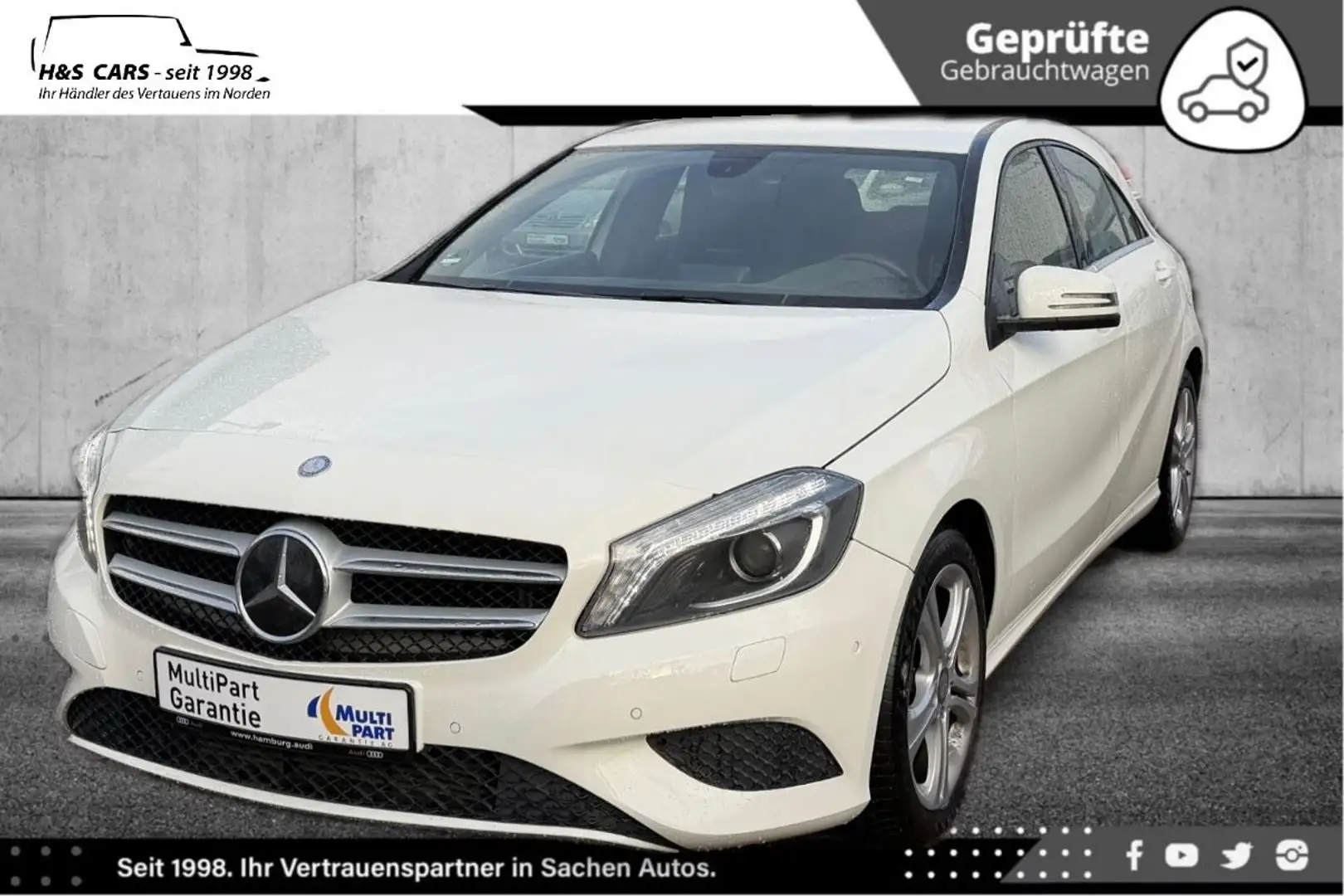 Mercedes-Benz A 200 BlueEFF Urban 2.H BI-XEN NAV LEDER PDC V+H Weiß - 2