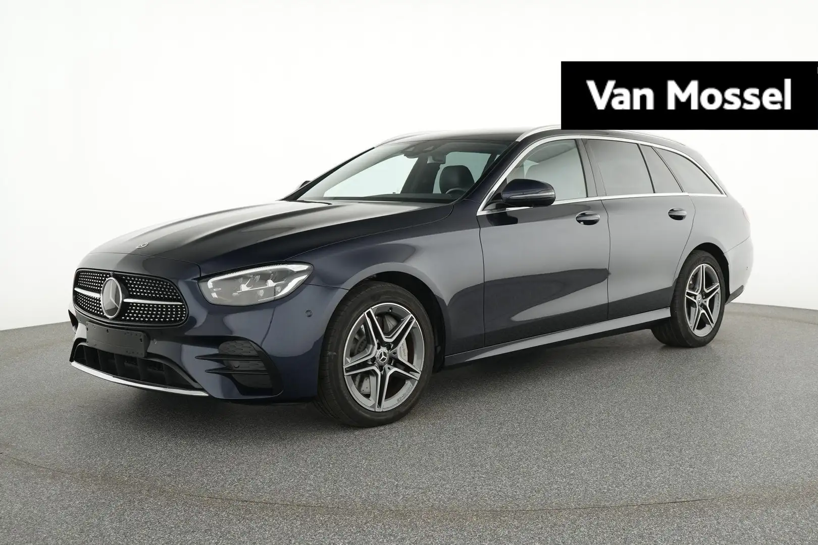 Mercedes-Benz E 300 de AMG Line Estate + LEDER + CARPLAY + SURROUND VI Bleu - 1