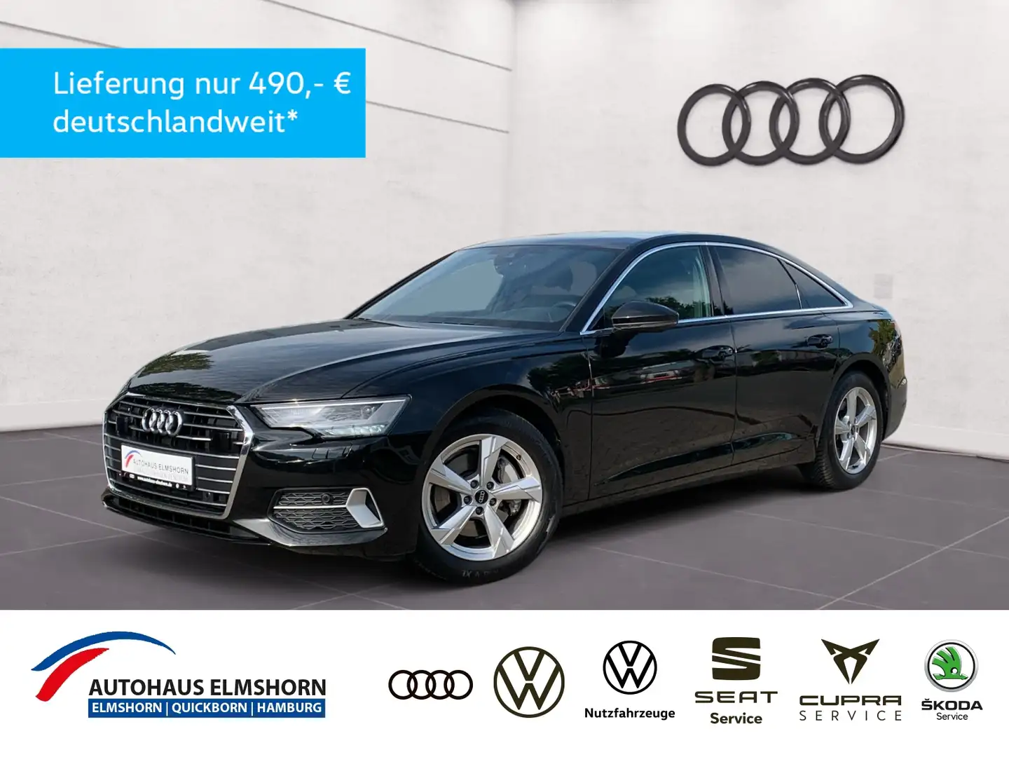 Audi A6 Lim. sport 45 TFSI quattro S tronic PANO NAV LEDE Schwarz - 1