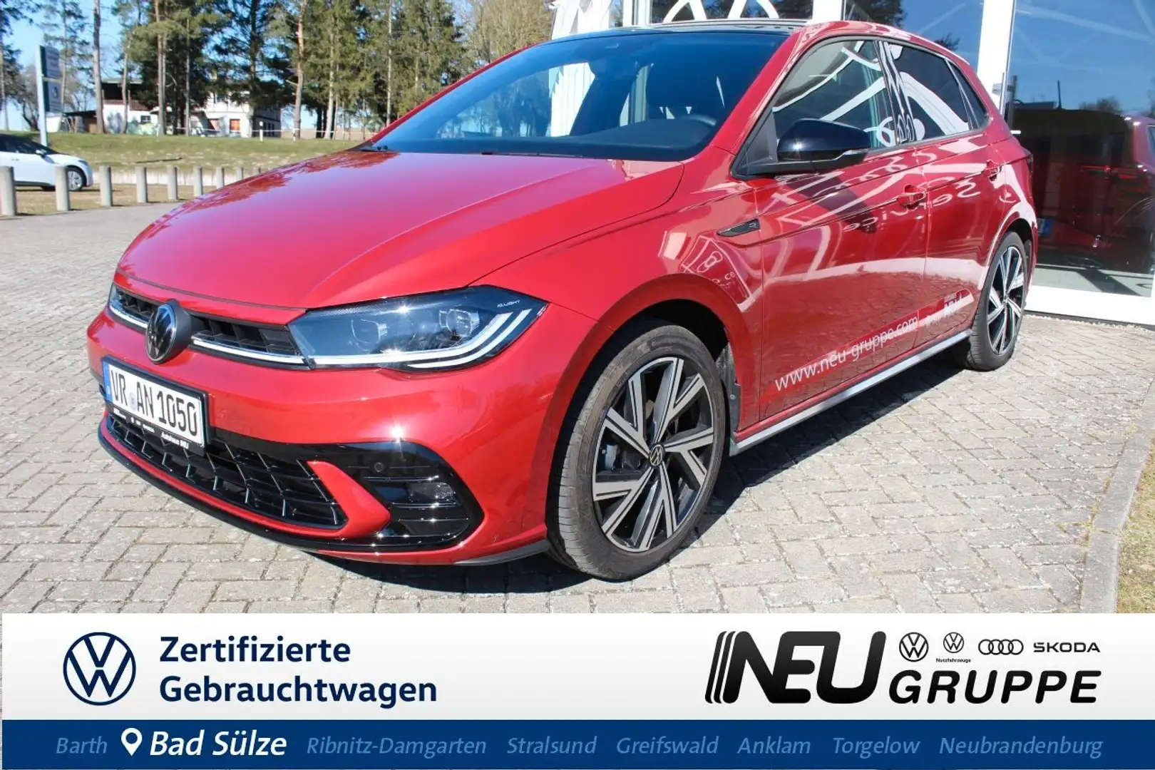 Volkswagen Polo R-Line 1.0 TSI DSG IQ.Light RFK Rot - 1