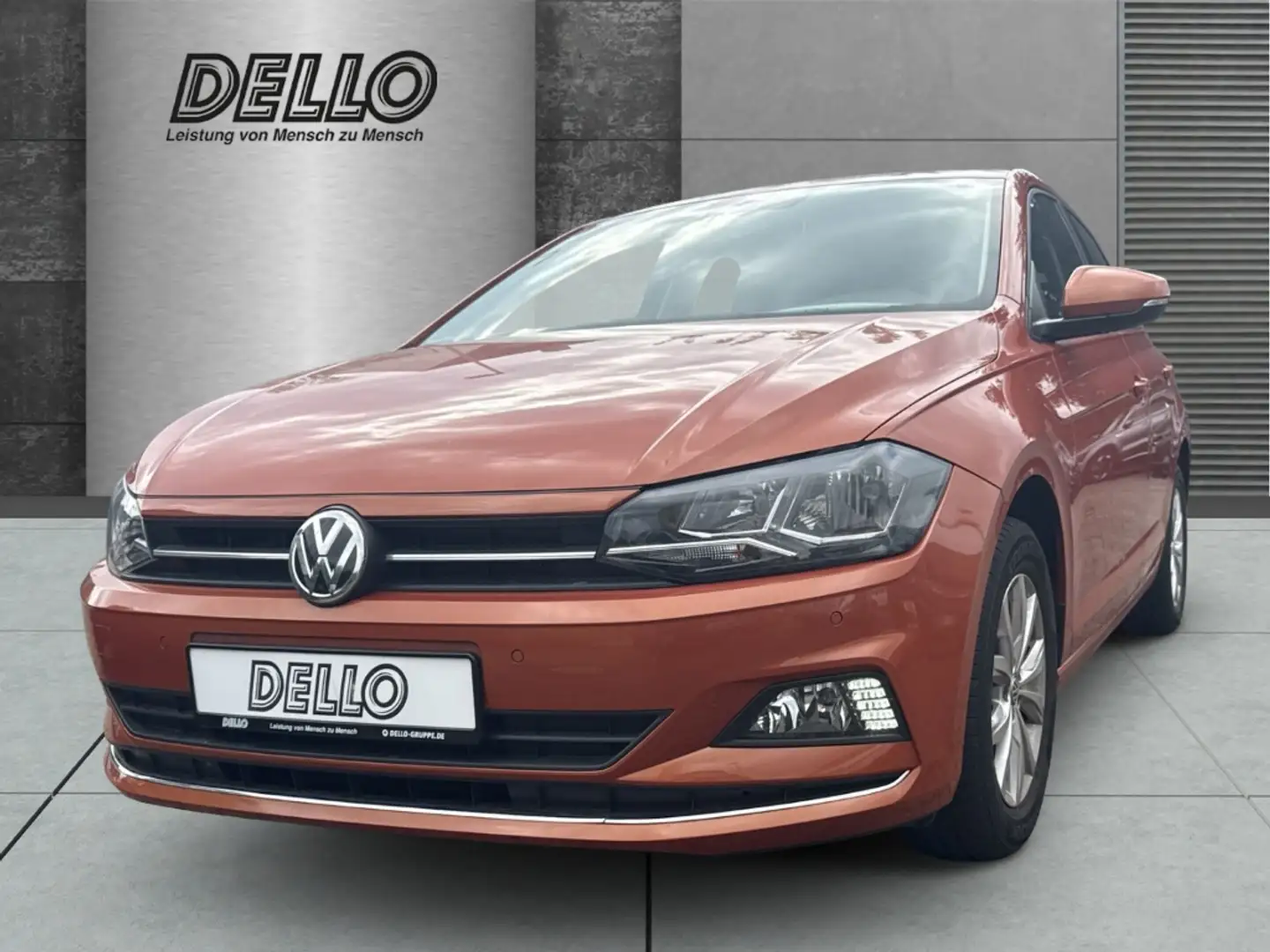 Volkswagen Polo Highline 1.0 TSI Klima PDC Sitzhzg. MFL Orange - 1