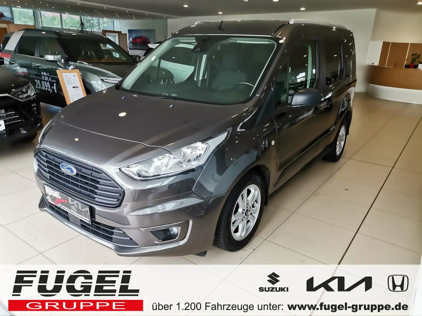 Ford Tourneo Connect 1.5 EcoBlue TDCi Trend AHK|Klima|SHZ Gris - 1