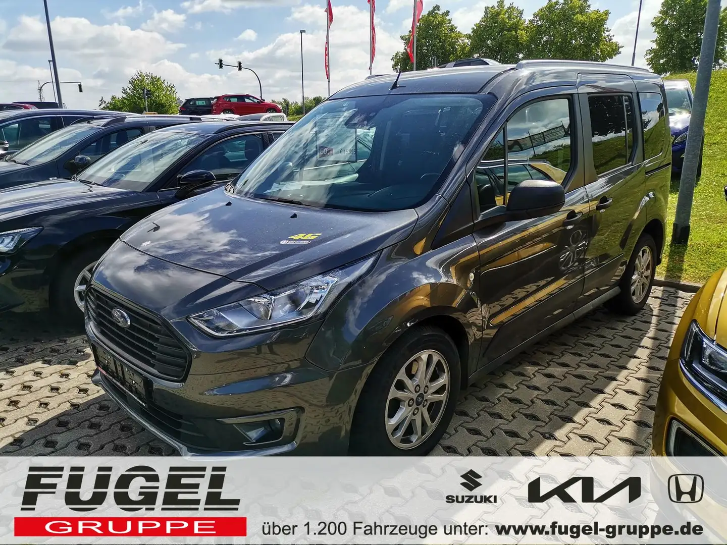 Ford Tourneo Connect 1.5 EcoBlue TDCi Trend AHK|Klima|SHZ Grau - 1