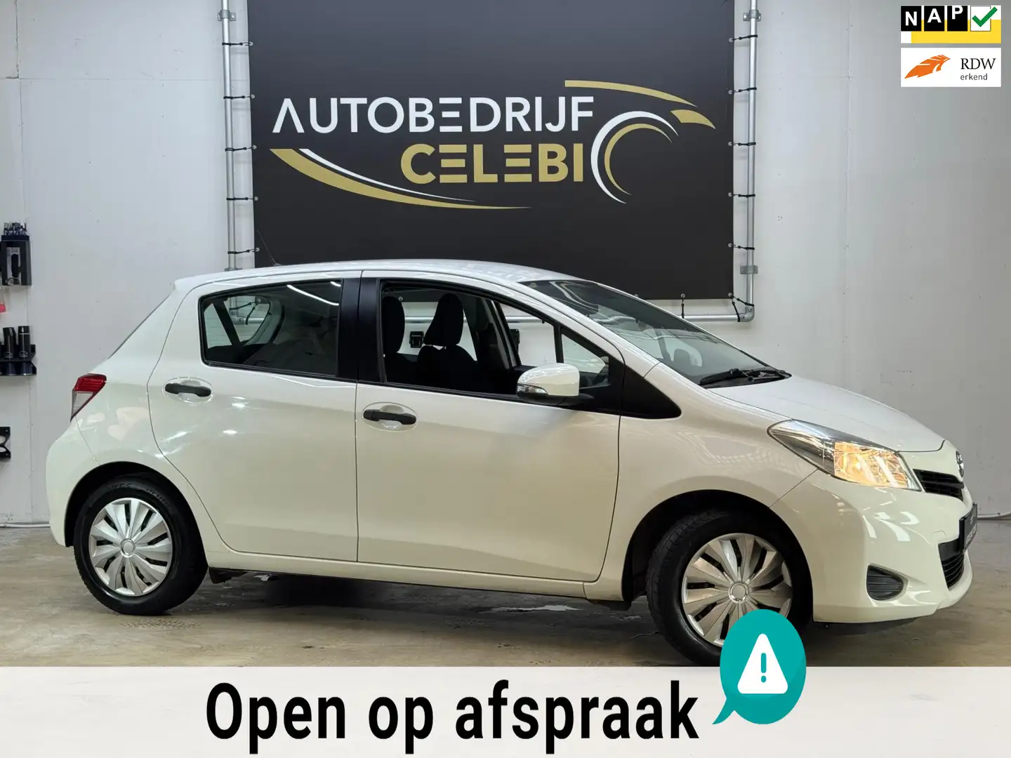 Toyota Yaris 1.0 VVT-i Comfort 2011 WIT APK|ELKTR R|AIRCO Blanc - 1
