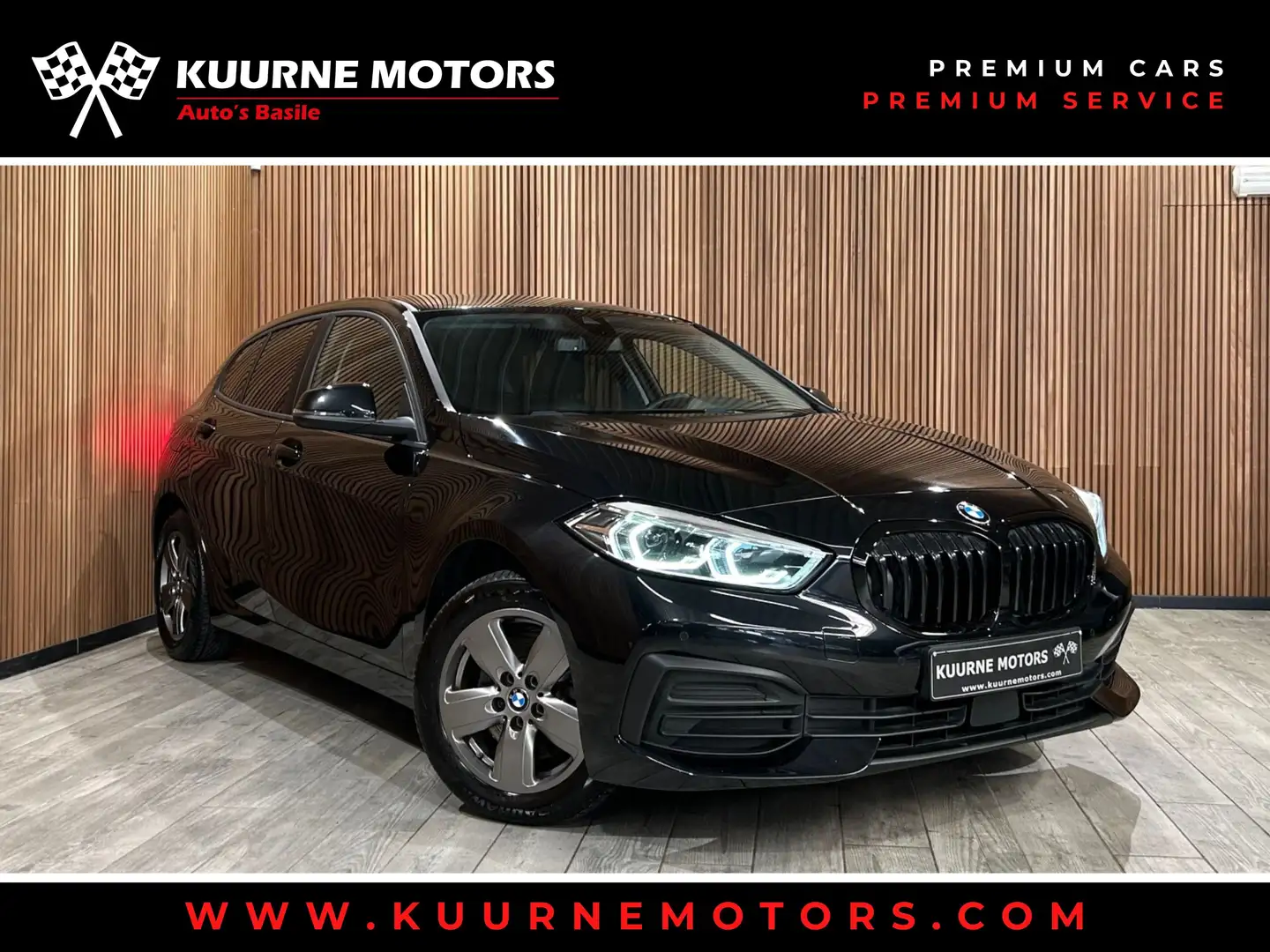 BMW 116 d Alu16"/Led/Gps/Dab/Cruise/Carplay *1j garantie* Zwart - 1