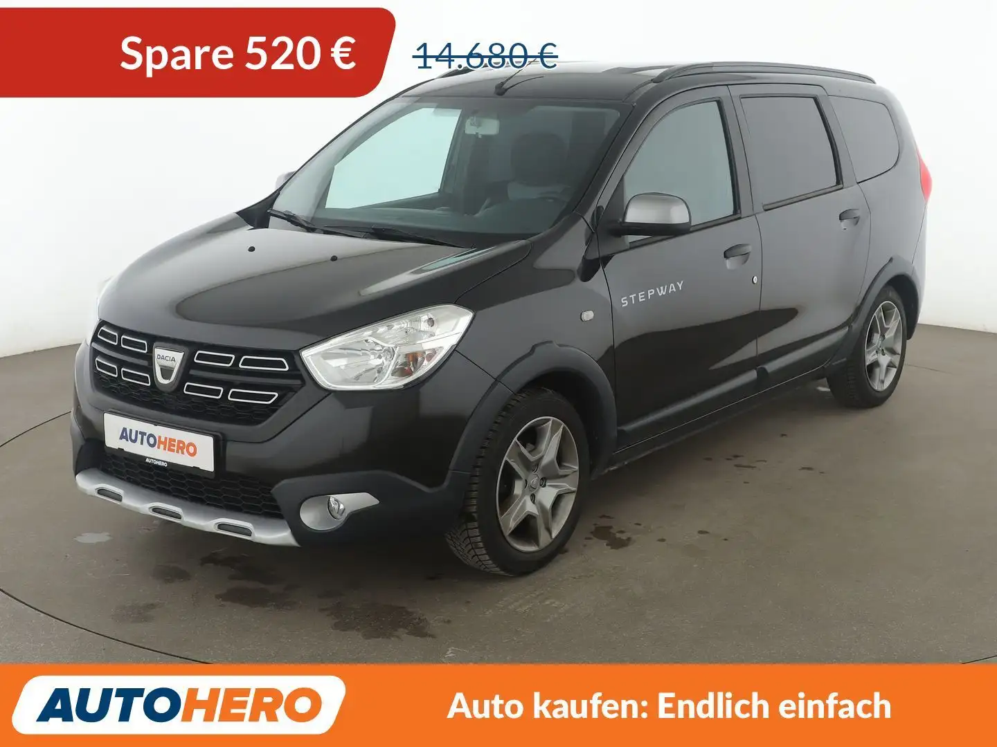 Dacia Lodgy 1.6 SCe Stepway *NAVI*CAM*TEMPO*SHZ*KLIMA* Schwarz - 1