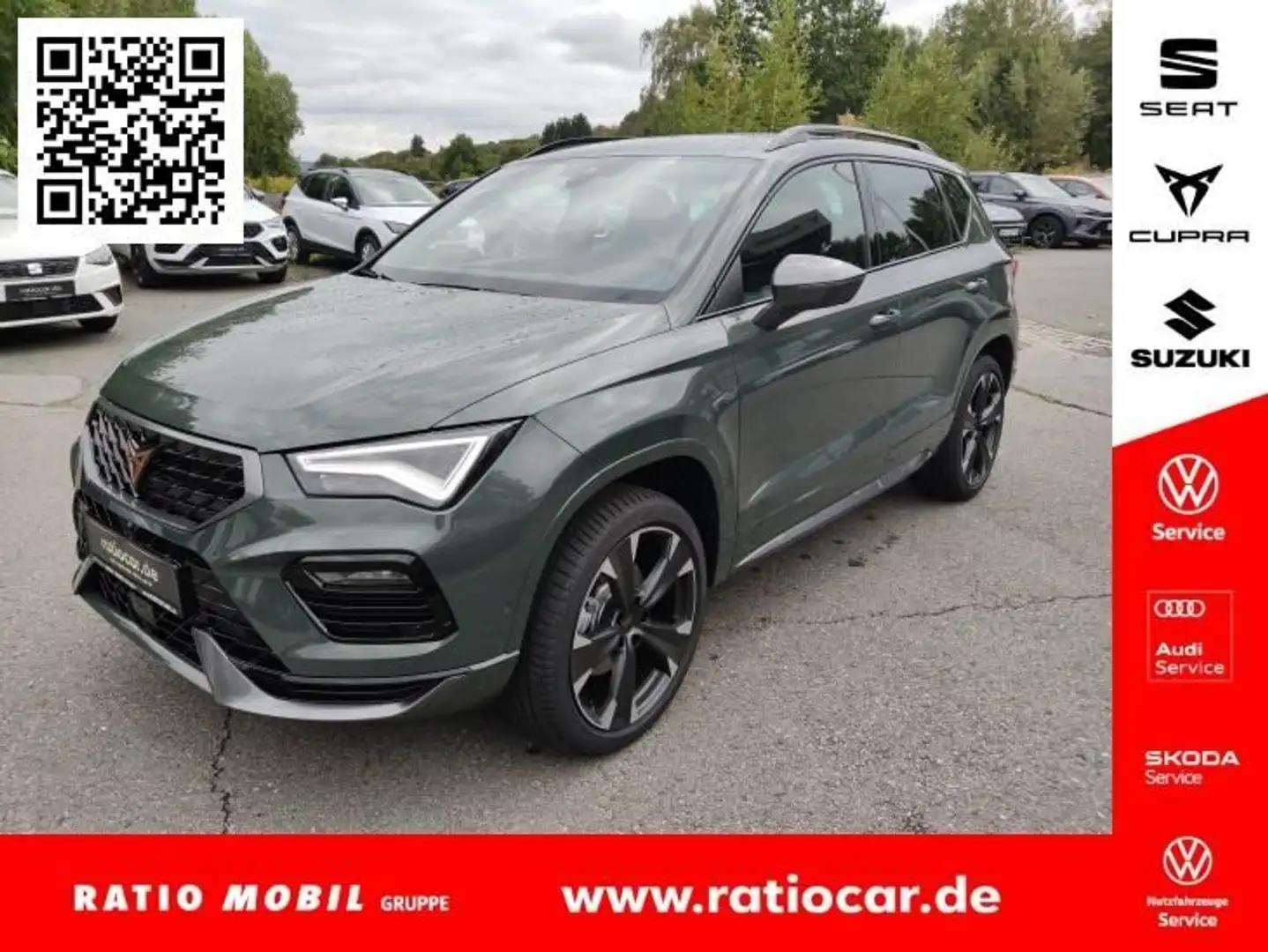 CUPRA Ateca ATECA 2.0 TSI DSG 4DRIVE 5 J. GAR.* AHZV SITZH. Verde - 1