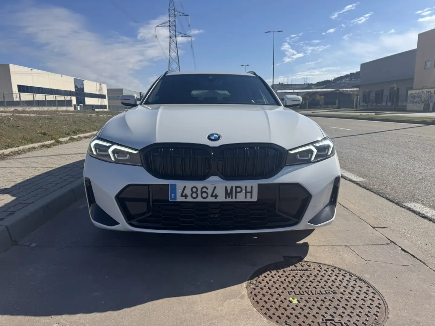 BMW 318 318dA Touring M Sport Pro Blanco - 2