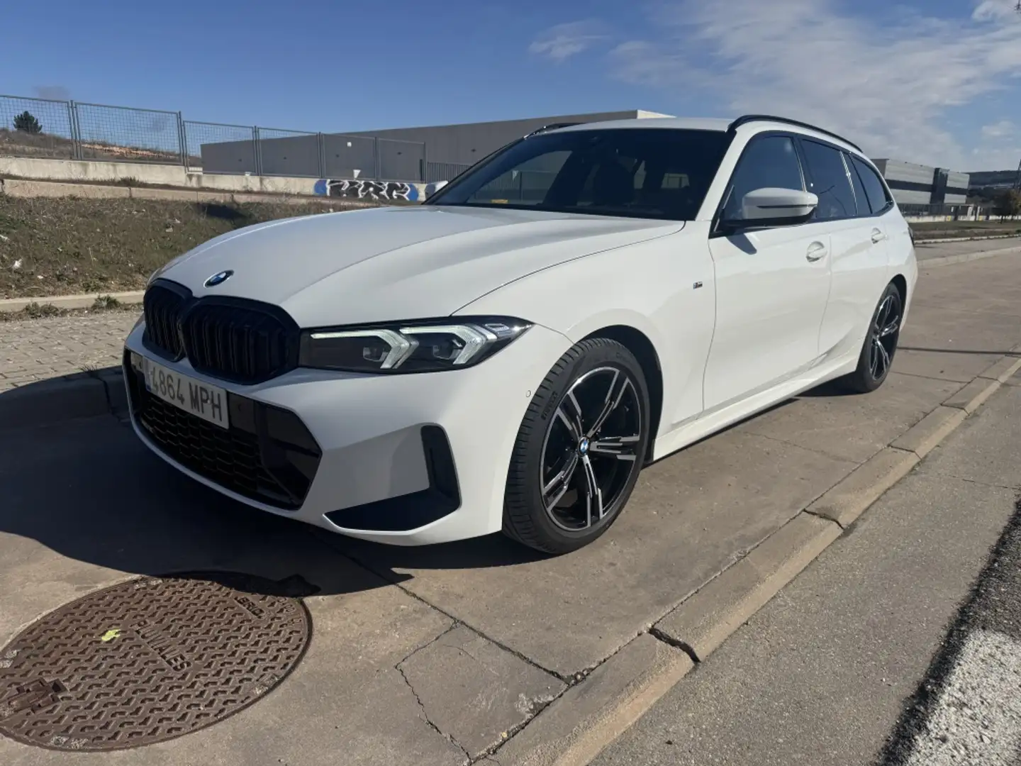 BMW 318 318dA Touring M Sport Pro Blanco - 1