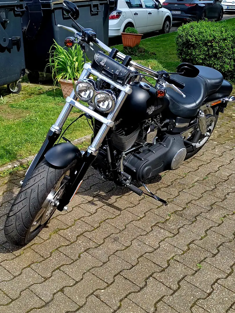 Harley-Davidson Dyna Fat Bob 5HD Komplett unverbastelt Schwarz Matt Czarny - 2