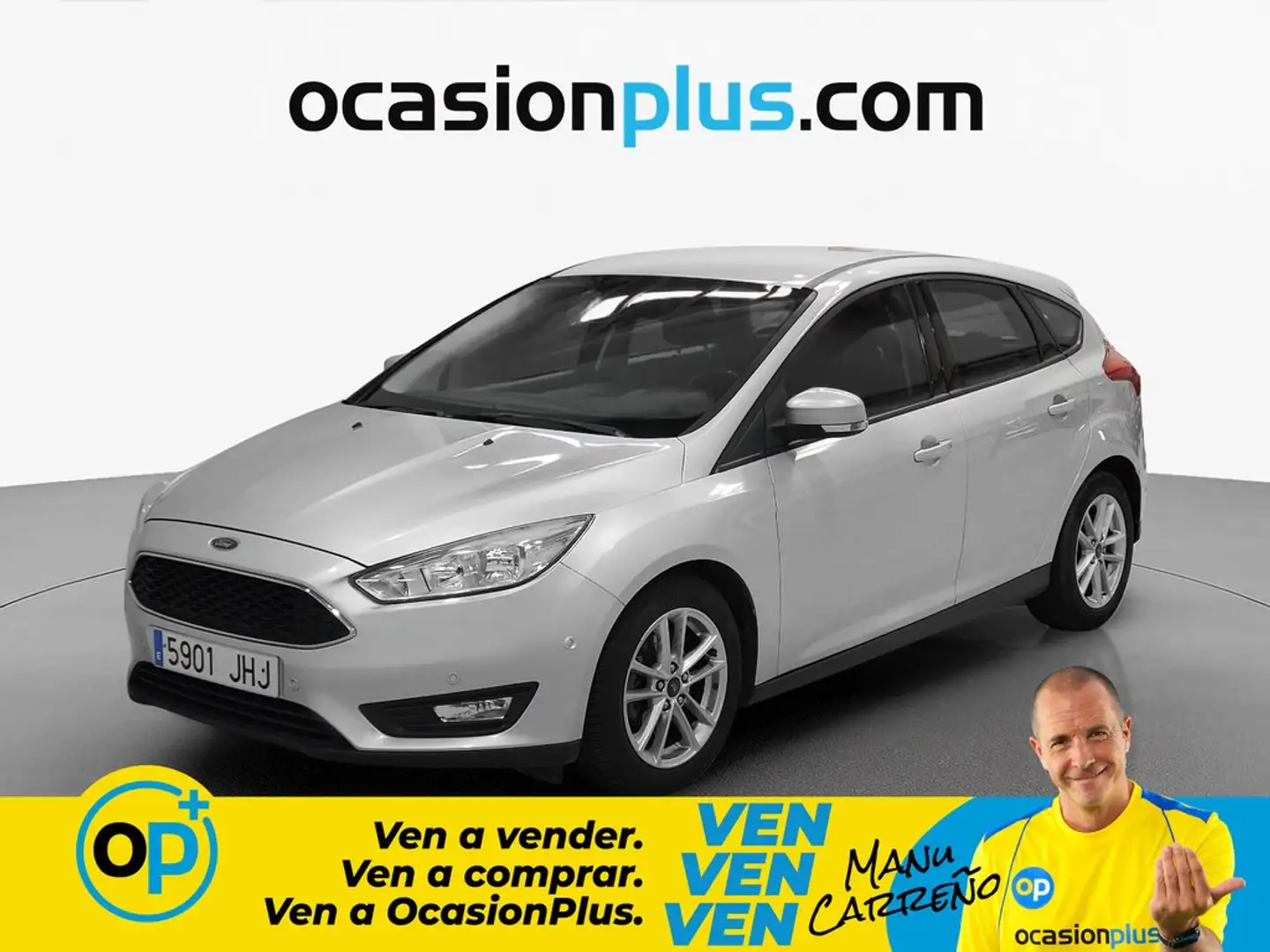 Ford Focus 1.6 TI-VCT Trend+ (flotas) Gris - 1