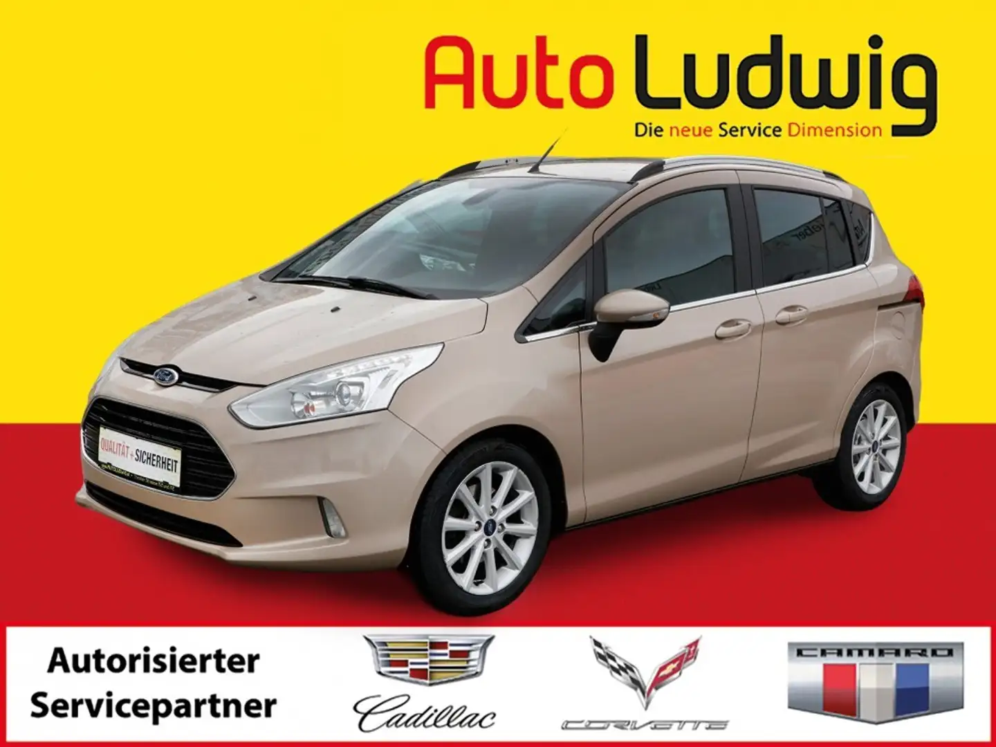 Ford B-Max B-MAX Titanium 1,0 EcoBoost Start/Stop*PDC*SHZ*... Beige - 1