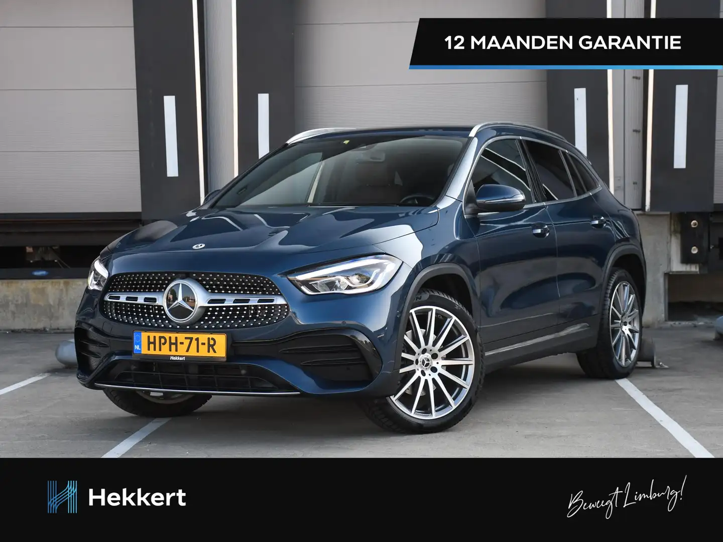 Mercedes-Benz GLA 250 250e AMG Line PHEV 218pk Automaat COGNAC LEDER | 2 Blauw - 1